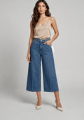 Wide leg crop
